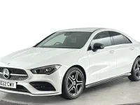 Used Mercedes CLA180 AMG line 136 HP (100 kW) 2022 White Coupe