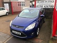 Used Ford C-MAX Zetec 115 HP (84 kW) 2014 Blue MPV