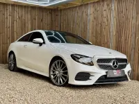 Used Mercedes E350 AMG line 313 HP (230 kW) 2019 White Coupe