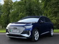 Used Audi Q4 e-tron S-Line 150 kW (204 HP) 2023 Blue SUV