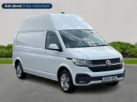 Used VW T7 Highline 204 HP (150 kW) 2024 White Van