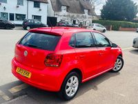 Used VW Polo Match 70 HP (51 kW) 2013 Red Hatchback