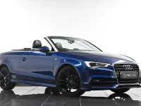 Used Audi A3 Cabriolet S-Line 150 HP (110 kW) 2015 Blue Cabriolet