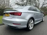 Begagnad Audi A3 S-Line 190 HK (139 kW) 2017 Silver Sedan