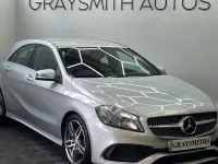 Used Mercedes A200 AMG line 134 HP (98 kW) 2016 Silver Hatchback