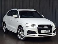 Used Audi Q3 S-Line 150 HP (110 kW) 2018 White SUV