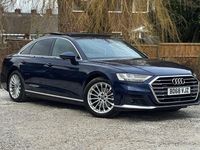 Used Audi A8 S-Line 286 HP (210 kW) 2018 Blue Sedan