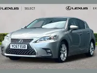Used Lexus CT200h Luxury Line 134 HP (98 kW) 2017 Silver Hatchback