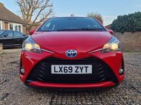 Used Toyota Yaris Hybrid 2019 Red Hatchback