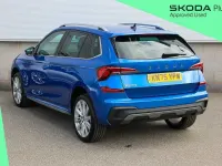 Used Skoda Kamiq SE L 115 HP (84 kW) 2025 Race blue metallic SUV
