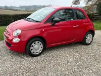 Used Fiat 500 Pop 69 HP (50 kW) 2017 Red Hatchback