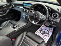Used Mercedes C220 AMG Line Premium 194 HP (142 kW) 2020 Blue Sedan