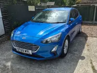 Used Ford Focus Titanium 125 HP (91 kW) 2020 Blue Hatchback