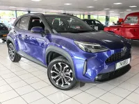 Used Toyota Yaris Design 2025 Juniper blue Hatchback