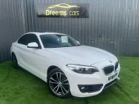 Used BMW 218 Sport Line 2018 White Coupe