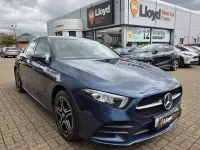 Used Mercedes A250 AMG Line Premium 218 HP (160 kW) 2021 Blue Sedan
