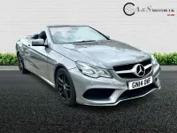 Used Mercedes E220 AMG 168 HP (123 kW) 2014 Silver Cabriolet