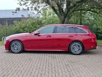 Used Mercedes C200 AMG line 204 HP (150 kW) 2025 Red Estate