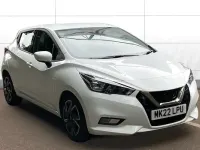 Used Nissan Micra Acenta 92 HP (67 kW) 2022 White Hatchback