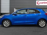 Used Kia Rio 118 HP (86 kW) 2022 Blue Hatchback