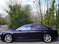 Used Audi S8 Comfort 2017 Blue Sedan