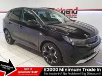 Used Vauxhall Grandland X Ultimate 128 HP (94 kW) 2023 Black SUV