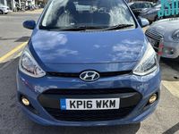 Usado Hyundai i10 SE 66 HP (48 kW) 2016 Azul Citadino