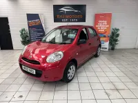 Used Nissan Micra Visia 78 HP (57 kW) 2013 Red Hatchback