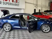 Used Audi A5 S-Line 190 HP (139 kW) 2017 Blue Coupe