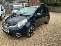 Used Nissan Note N-TEC 86 HP (63 kW) 2012 Blue Hatchback