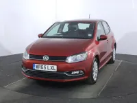 Used VW Polo SE 90 HP (66 kW) 2015 Red Hatchback