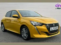 Used Peugeot 208 Active 75 HP (55 kW) 2020 Yellow Hatchback