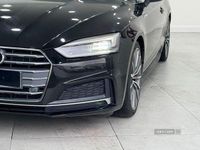 Used Audi A5 S-Line 190 HP (139 kW) 2018 Black Coupe