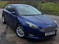 Used Ford Focus Zetec 2015 Blue Hatchback