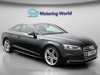 Used Audi A5 S-Line 190 HP (139 kW) 2019 Black Coupe