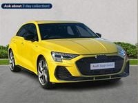 Used Audi A3 Black Edition 147 HP (108 kW) 2025 Yellow Hatchback