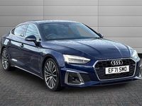 Used Audi A5 Comfort 150 HP (110 kW) 2022 Navarra blue Coupe