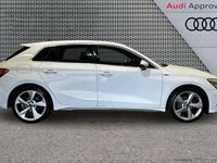 Used Audi A3 S-Line 147 HP (108 kW) 2023 White Sedan