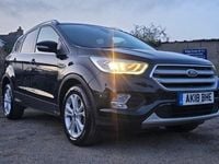 Used Ford Kuga Titanium 150 HP (110 kW) 2018 Black SUV