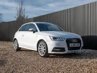 Used Audi A1 S-Line 95 HP (69 kW) 2018 White Hatchback