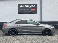 Begagnad Mercedes CLA200 AMG line 156 HK (114 kW) 2018 Grå Sportkupé