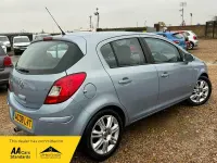 Used Vauxhall Corsa Design Edition 89 HP (65 kW) 2008 Blue Hatchback