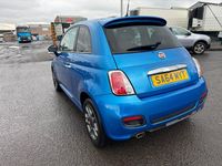 Used Fiat 500 S 69 HP (50 kW) 2014 Blue Hatchback