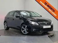 Used Peugeot 308 Allure 128 HP (94 kW) 2018 Black Hatchback