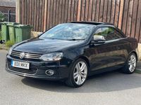 Used VW Eos Sportline 160 HP (117 kW) 2011 Black Cabriolet