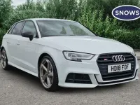 Używany Audi A3 Black Edition 310 KM (228 kW) 2018 Biały Sedan/Limuzyna
