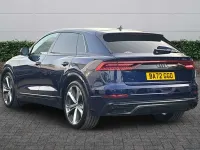 Begagnad Audi Q8 Black Edition 286 HK (210 kW) 2022 Blå SUV