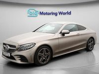 Used Mercedes C220 AMG line 194 HP (142 kW) 2021 Silver Coupe