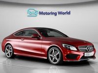 Used Mercedes C250 AMG line 204 HP (150 kW) 2018 Red Coupe