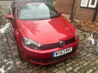 Used VW Golf Cabriolet S 2013 Red Cabriolet